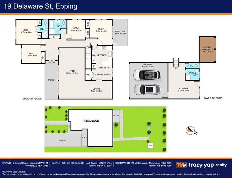 Floorplan of Homely house listing, 19 Delaware Street, Epping NSW 2121