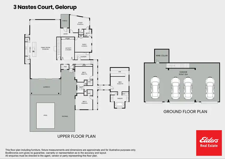Floorplan of Homely house listing, 3 Nastes Court, Gelorup WA 6230