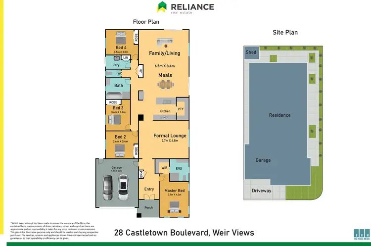 Floorplan of Homely house listing, 28 Castletown Boulevard, Weir Views VIC 3338