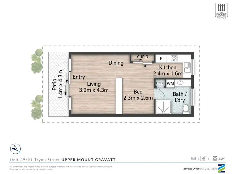 Floorplan of Homely villa listing, 49/91 Tryon Street, Upper Mount Gravatt QLD 4122