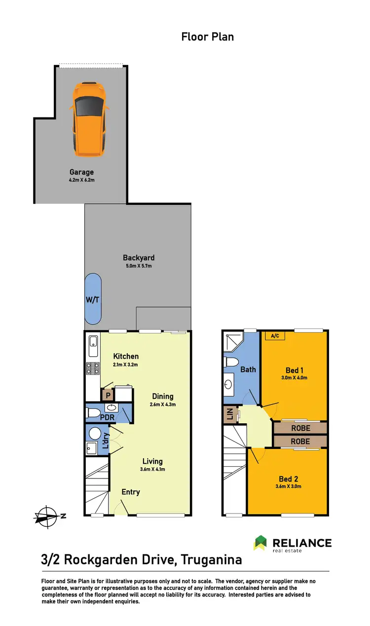 Floorplan of Homely unit listing, 3/2 Rockgarden Drive, Truganina VIC 3029