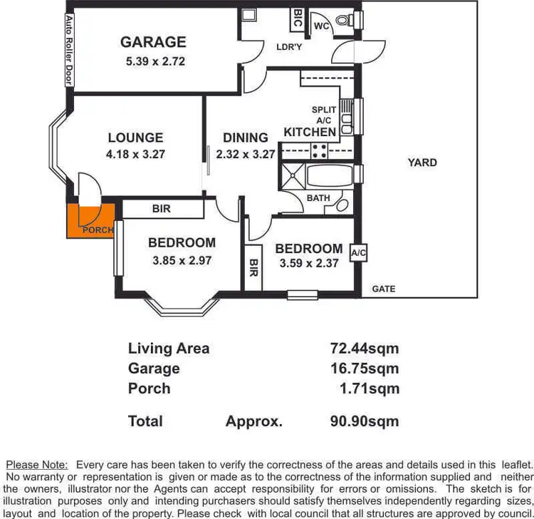 Floorplan of Homely unit listing, 8/231 Young Street, Unley SA 5061