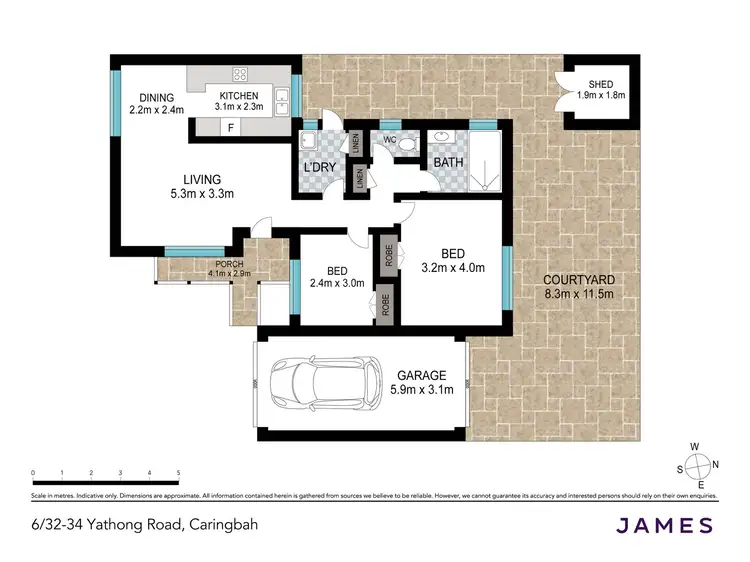 Floorplan of Homely villa listing, 6/32-34 Yathong Road, Caringbah NSW 2229