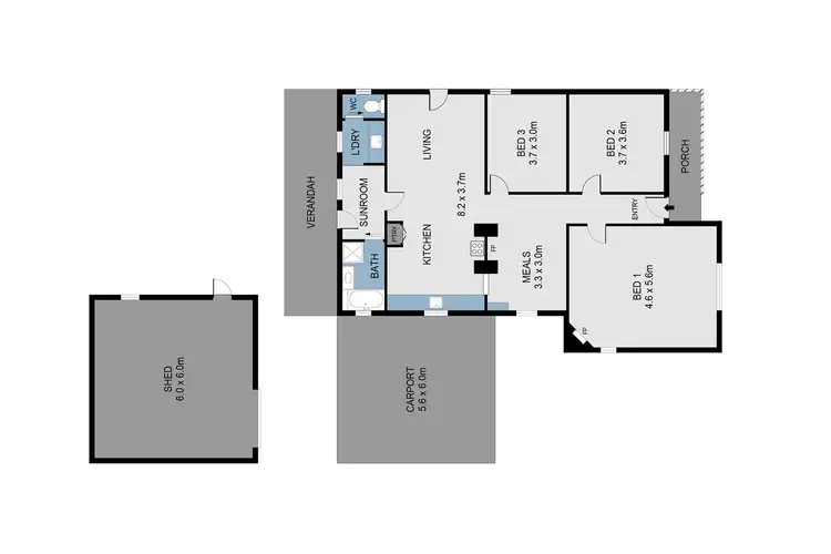 Floorplan of Homely house listing, 10 Cambridge Crescent, White Hills VIC 3550
