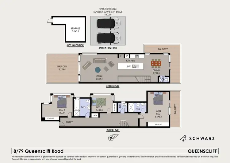 Floorplan of Homely unit listing, 8/79 Queenscliff Road, Queenscliff NSW 2096