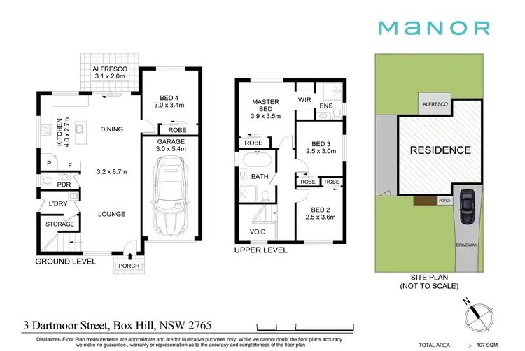 Floorplan of Homely house listing, 3 Dartmoor Street, Box Hill NSW 2765