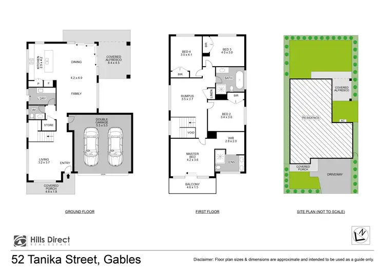 Floorplan of Homely house listing, 52 Tanika Street (gables), Box Hill NSW 2765