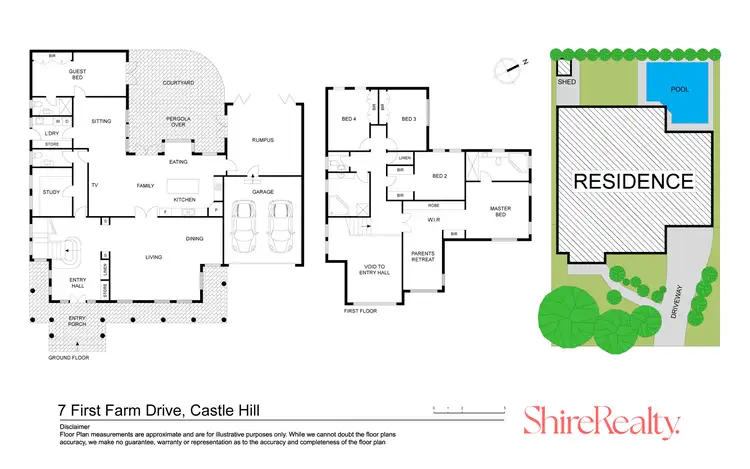 Floorplan of Homely house listing, 7 First Farm Drive, Castle Hill NSW 2154