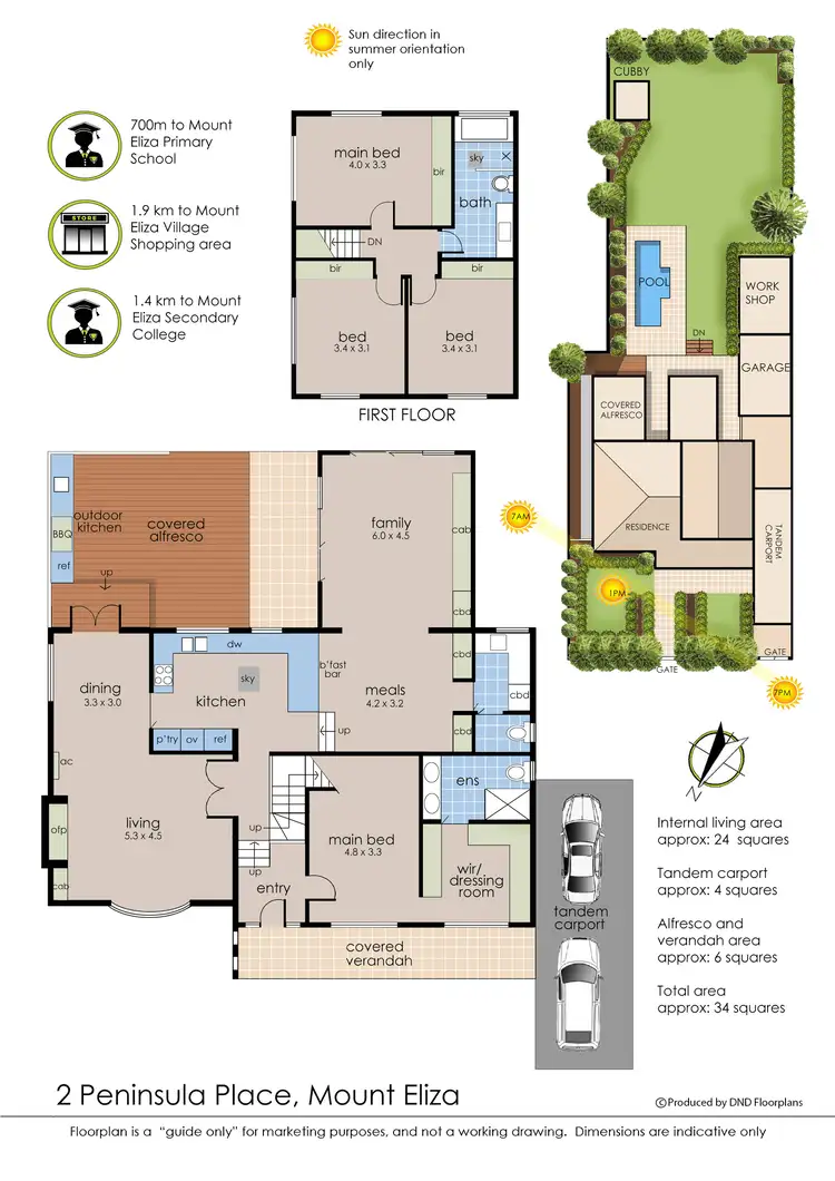 Floorplan of Homely house listing, 2 Peninsula Place, Mount Eliza VIC 3930