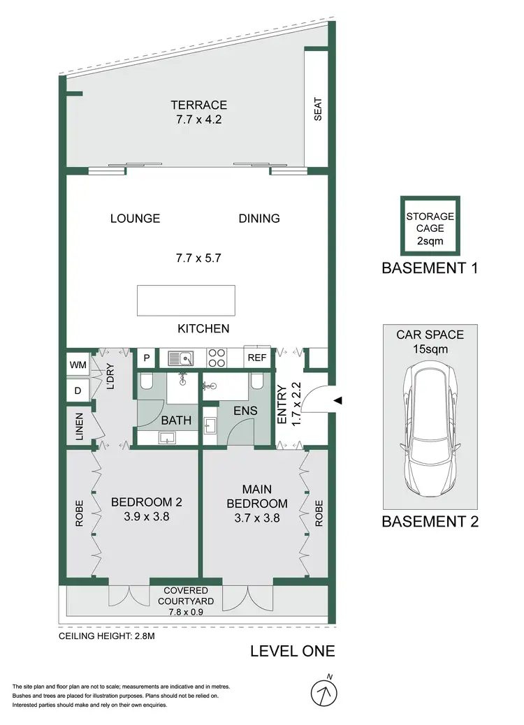 Floorplan of Homely apartment listing, 301/18 Danks Street, Waterloo NSW 2017