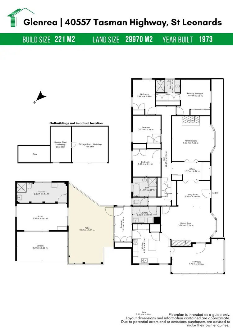 Floorplan of Homely house listing, 40557 Tasman Highway, St Leonards TAS 7250