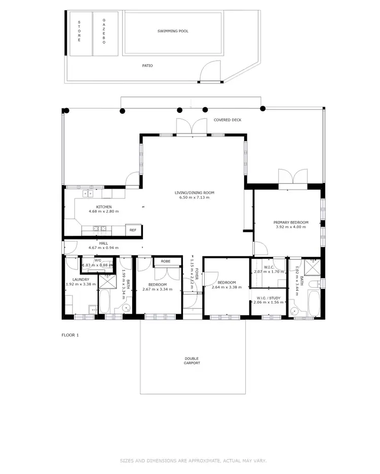 Floorplan of Homely house listing, 11 Jordan Close, Mooroobool QLD 4870