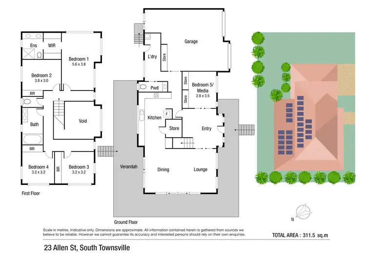 Floorplan of Homely house listing, 23 Allen Street, South Townsville QLD 4810