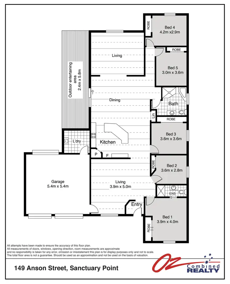 Floorplan of Homely house listing, 149 Anson Street, St Georges Basin NSW 2540