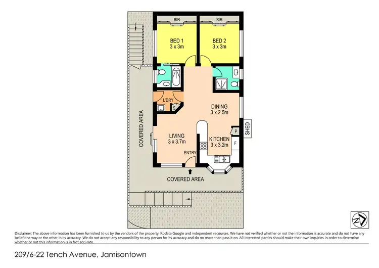 Floorplan of Homely retirement listing, 209/6-22 Tench Avenue, Jamisontown NSW 2750