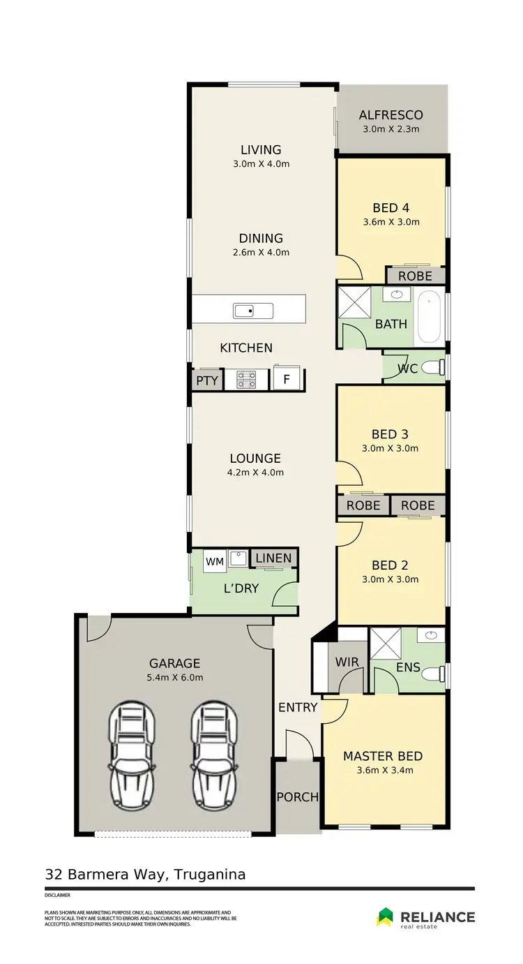 Floorplan of Homely house listing, 32 Barmera Way, Truganina VIC 3029