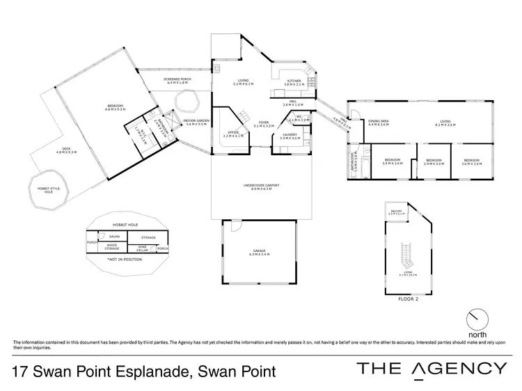 Floorplan of Homely house listing, 17 Swan Point Esplanade, Swan Point TAS 7275