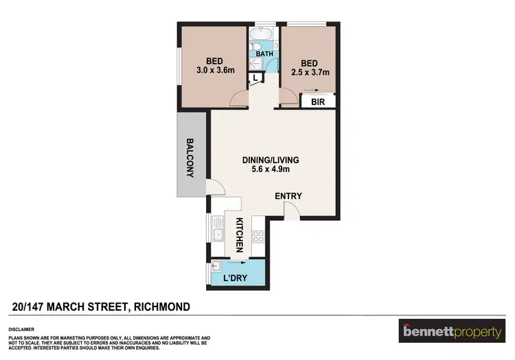 Floorplan of Homely unit listing, 20/147 March Street, Richmond NSW 2753