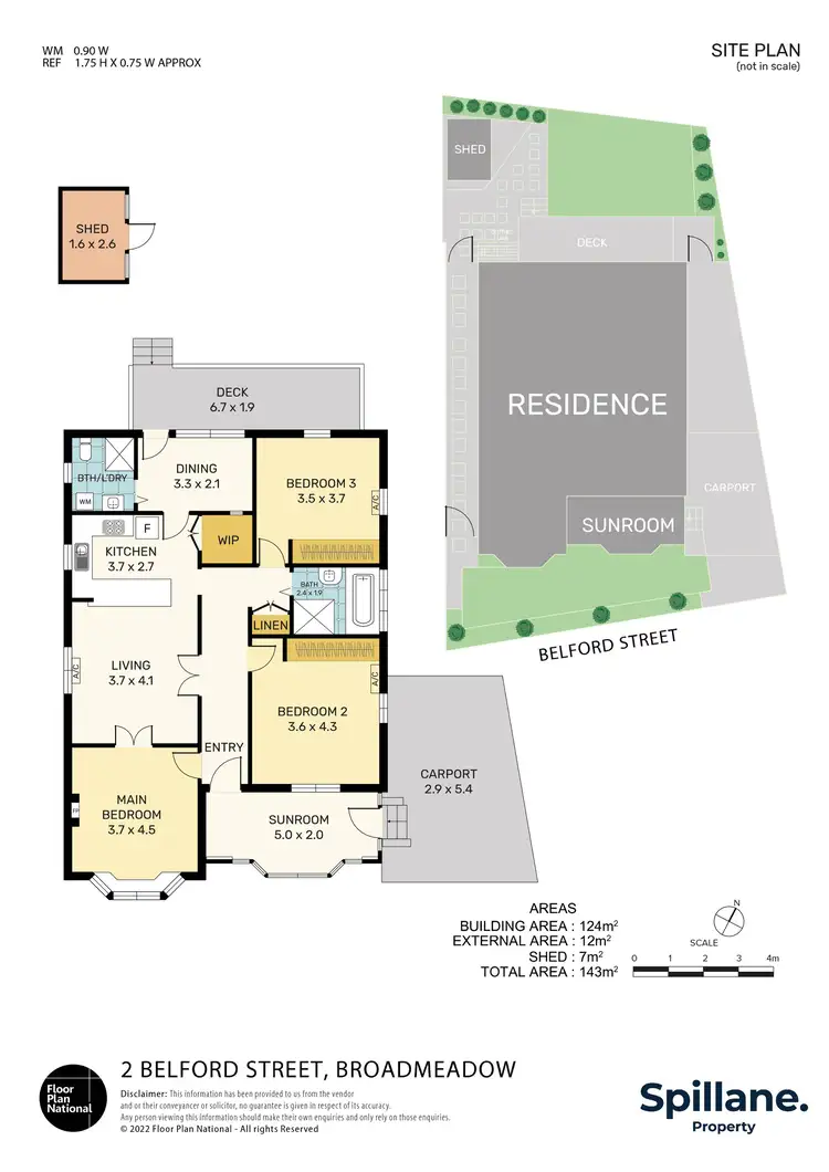 Floorplan of Homely house listing, 2 Belford Street, Broadmeadow NSW 2292