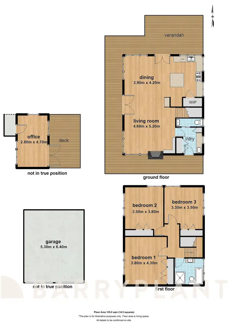 Floorplan of Homely house listing, 6 Pinnocks Road, Emerald VIC 3782