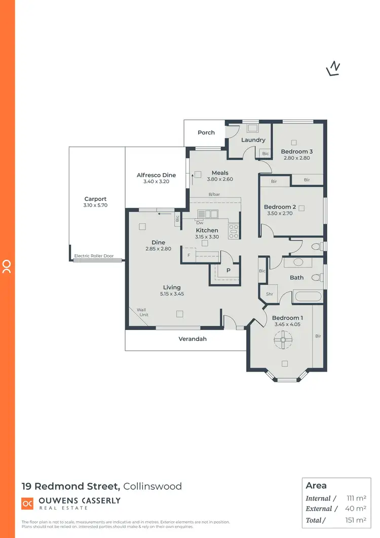 Floorplan of Homely house listing, 19 Redmond Street, Collinswood SA 5081