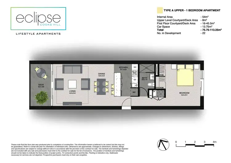 Floorplan of Homely apartment listing, 329/125 Union Street, Cooks Hill NSW 2300