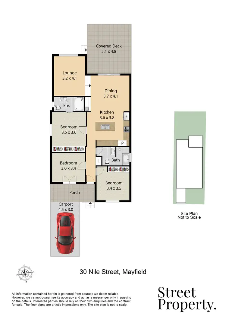 Floorplan of Homely house listing, 30 Nile Street, Mayfield NSW 2304