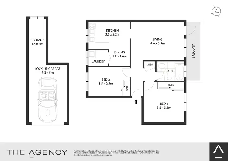 Floorplan of Homely apartment listing, 3/77 The Boulevarde, Dulwich Hill NSW 2203