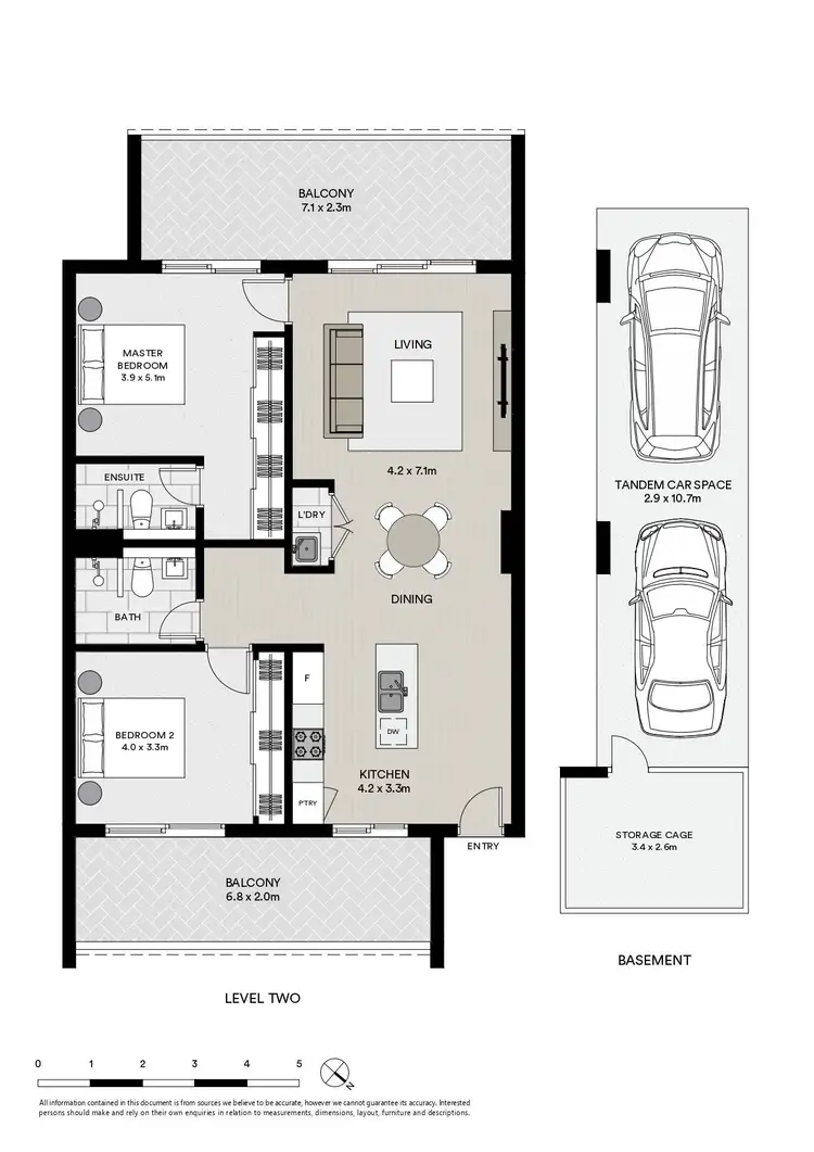 Floorplan of Homely apartment listing, 206/82 Bay Street, Botany NSW 2019