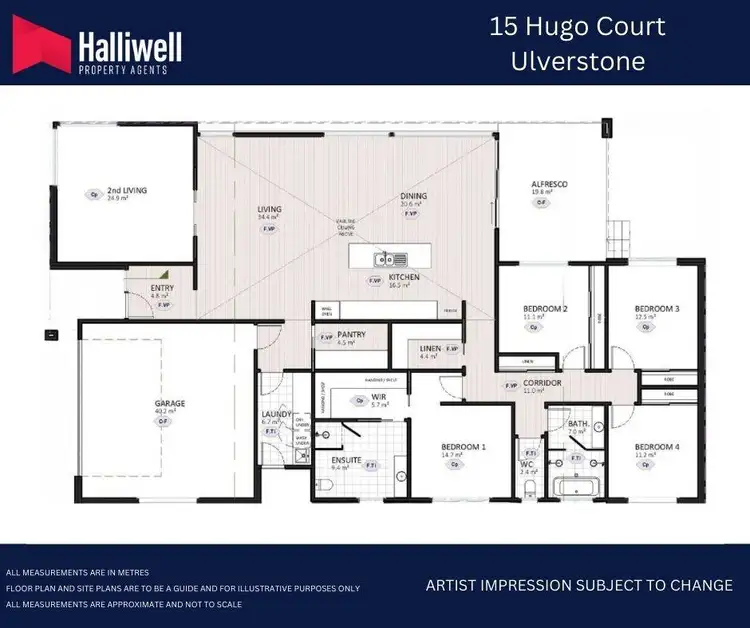 Floorplan of Homely house listing, 15 Hugo Court, Ulverstone TAS 7315