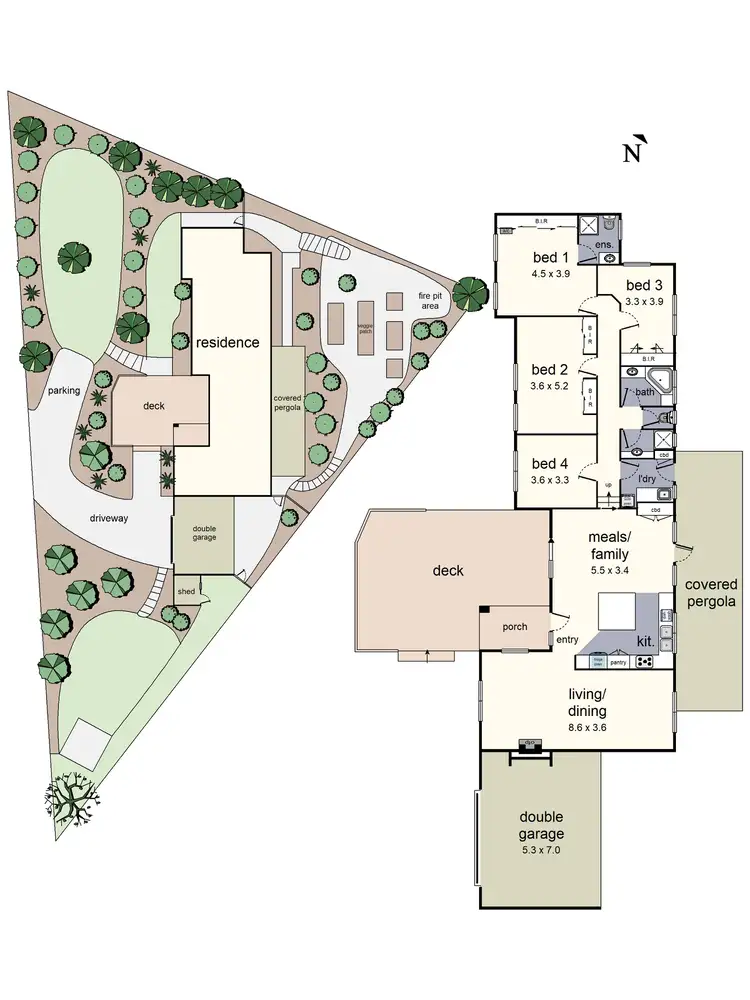 Floorplan of Homely house listing, 101-103 Bastow Road, Lilydale VIC 3140