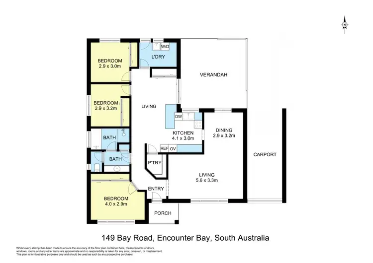 Floorplan of Homely house listing, 149 Bay Road, Encounter Bay SA 5211