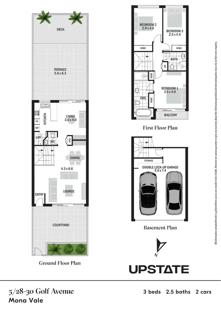 Floorplan of Homely townhouse listing, 5/28-30 Golf Avenue, Mona Vale NSW 2103