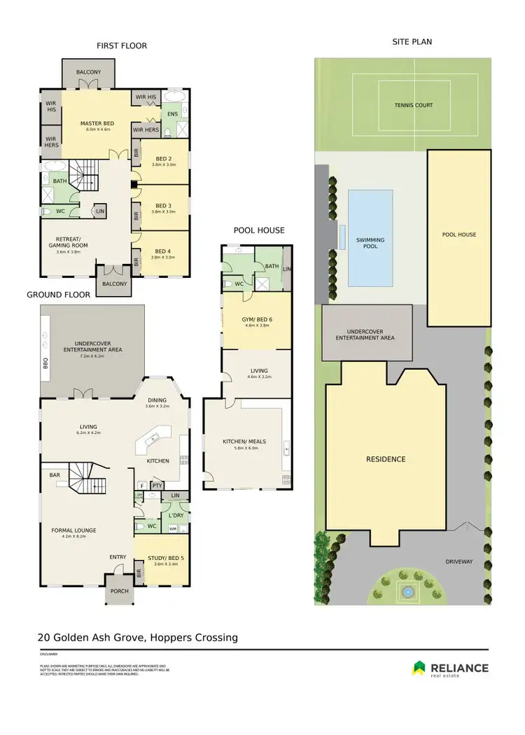 Floorplan of Homely house listing, 20 Golden Ash Grove, Hoppers Crossing VIC 3029