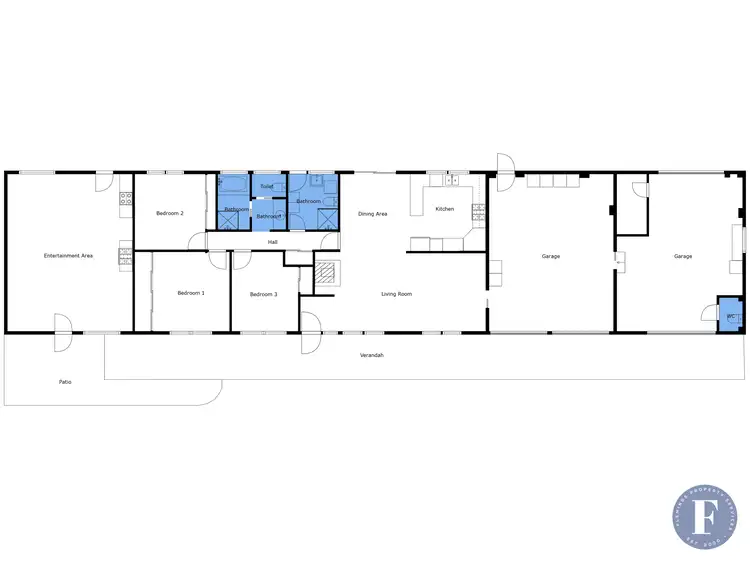 Floorplan of Homely rural property listing, 91 Burrows Road, Young NSW 2594