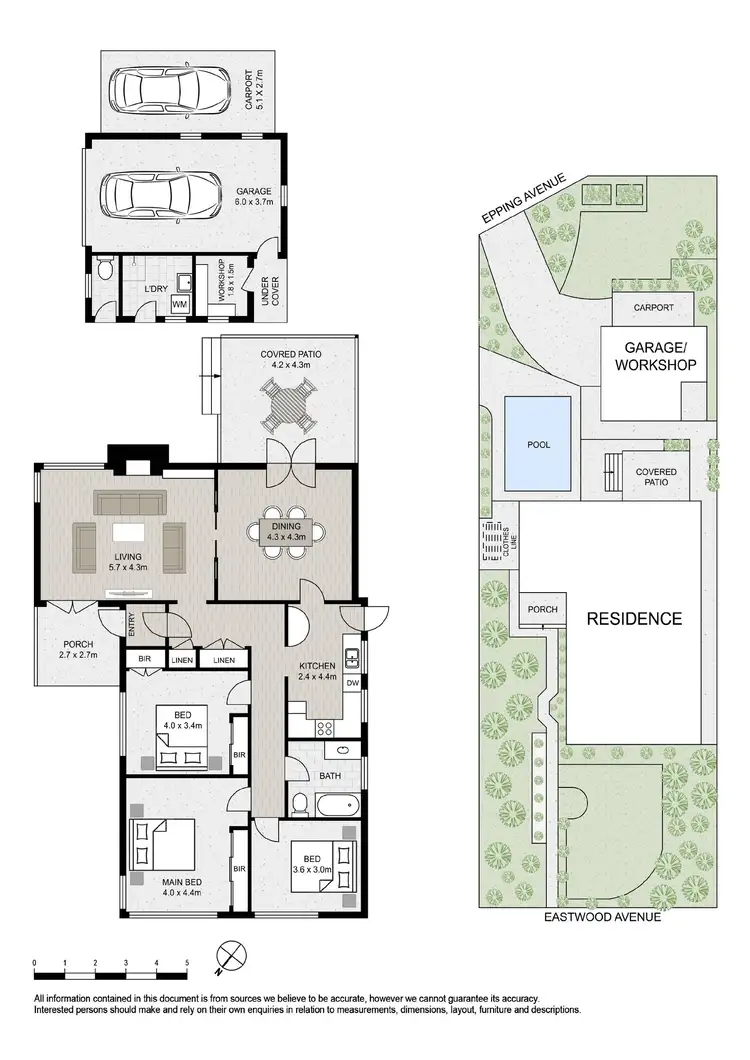 Floorplan of Homely house listing, 93 Eastwood Avenue, Epping NSW 2121