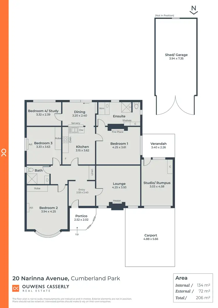 Floorplan of Homely house listing, 20 Narinna Avenue, Cumberland Park SA 5041