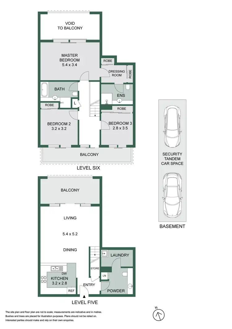 Floorplan of Homely apartment listing, L504/780 Bourke Street, Redfern NSW 2016