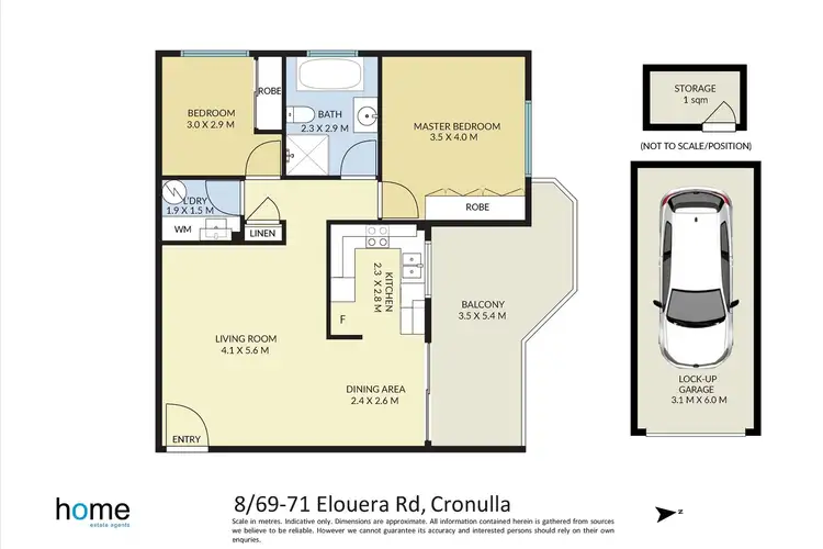 Floorplan of Homely apartment listing, 8/69-71 Elouera Road, Cronulla NSW 2230