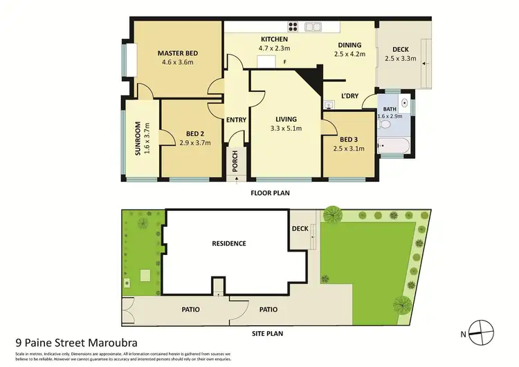 Floorplan of Homely house listing, 9 Paine Street, Maroubra NSW 2035