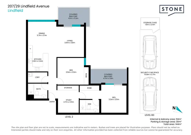 Floorplan of Homely apartment listing, 207/29 Lindfield Avenue, Lindfield NSW 2070
