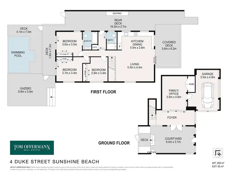Floorplan of Homely house listing, 4 Duke Street, Sunshine Beach QLD 4567