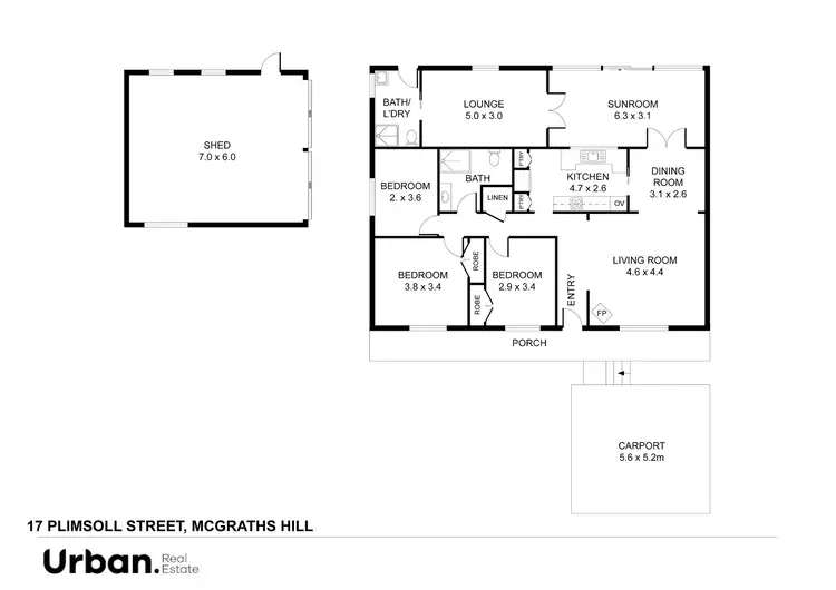 Floorplan of Homely house listing, 17 Plimsoll Street, Mcgraths Hill NSW 2756
