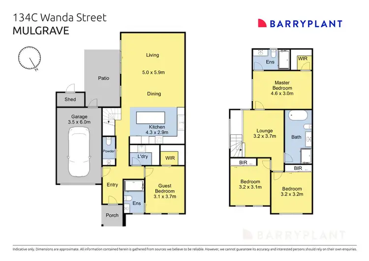 Floorplan of Homely house listing, 134C Wanda Street, Mulgrave VIC 3170