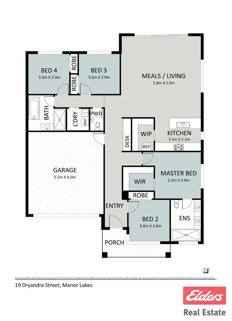 Floorplan of Homely house listing, 19 Dryandra Street, Manor Lakes VIC 3024