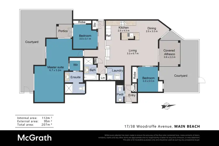 Floorplan of Homely unit listing, 17/34-38 Woodroffe Avenue, Main Beach QLD 4217