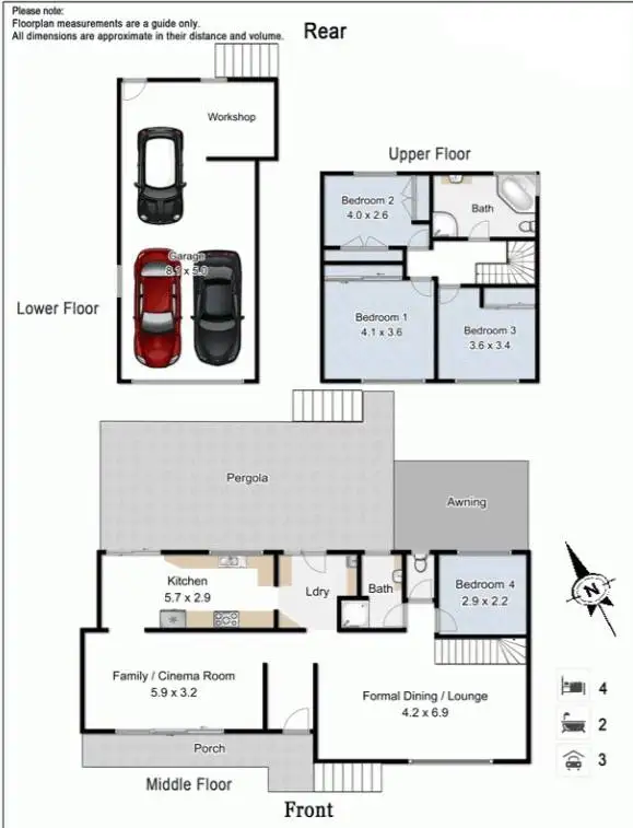 Floorplan of Homely house listing, 39 Carver Crescent, Baulkham Hills NSW 2153