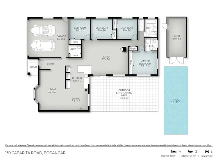 Floorplan of Homely house listing, 139 Cabarita Road, Bogangar NSW 2488
