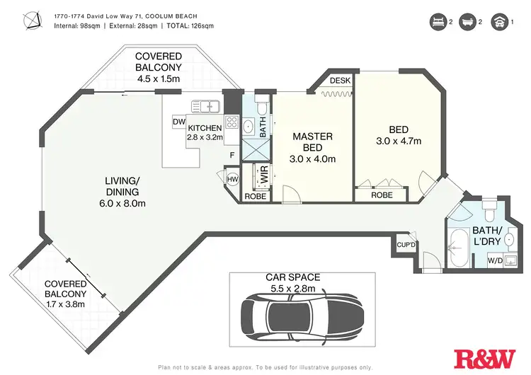 Floorplan of Homely unit listing, 71/1770-1774 David Low Way, Coolum Beach QLD 4573
