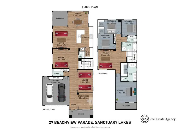 Floorplan of Homely house listing, 29 Beachview Parade, Sanctuary Lakes VIC 3030